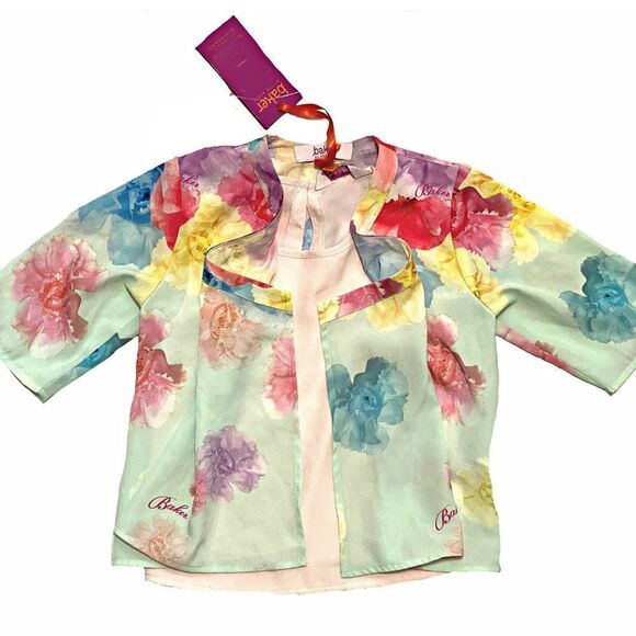 Ted Baker Girl's Floral Kimono 2-Piece Set - Picture 2 of 9